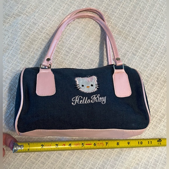 Hello Kitty VINTAGE denim PURSE 👛 - Picture 2 of 4